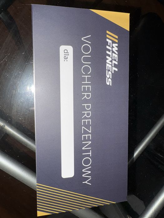 Voucher na karnet Well Fitness