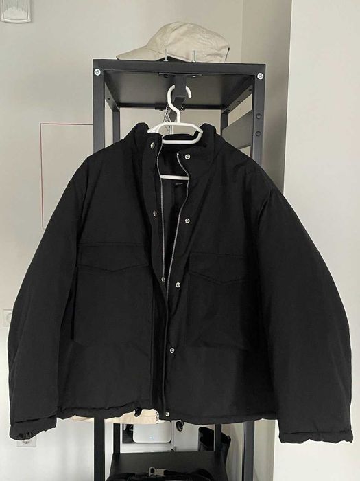 Темно-серая пуховая куртка ASOS DESIGN Petite