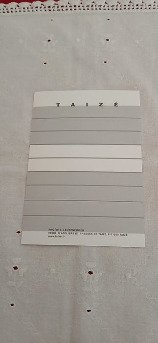 Postal Taizé, novo