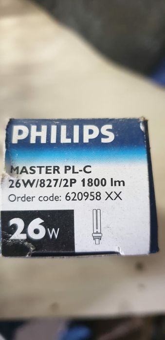 Lâmpada LED Phillips 26w/827/2p