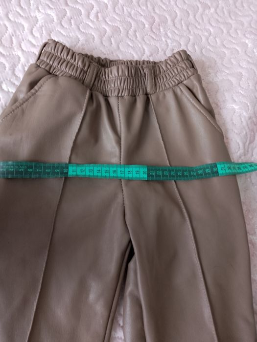 Штани шкіряні для дівчинки, 128