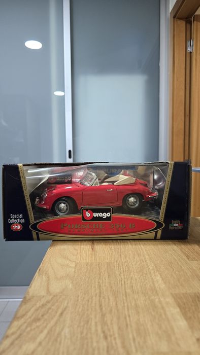 Porsche 356 B Cabriolet (1961) - Bburago 1/18 - Made in Italy