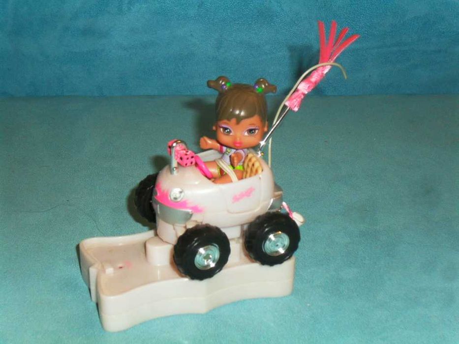 Mini Lalka barbie Bratz + auto zdalnie sterowane na baterie z pilotem