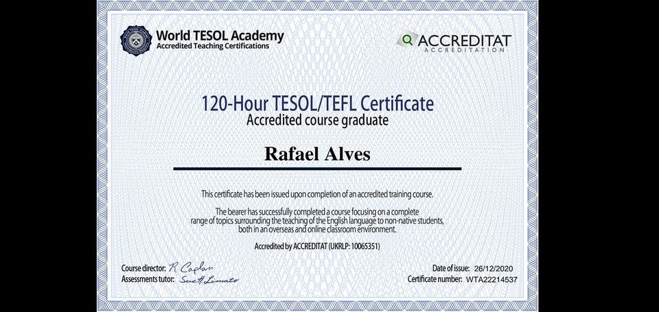 Curso de Inglês Geral e de Trabalho