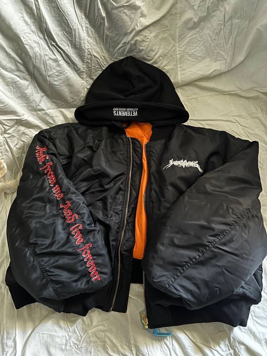 Бомбер VETEMENTS Total Fucking Darkness Bomber - НОВЫЙ!