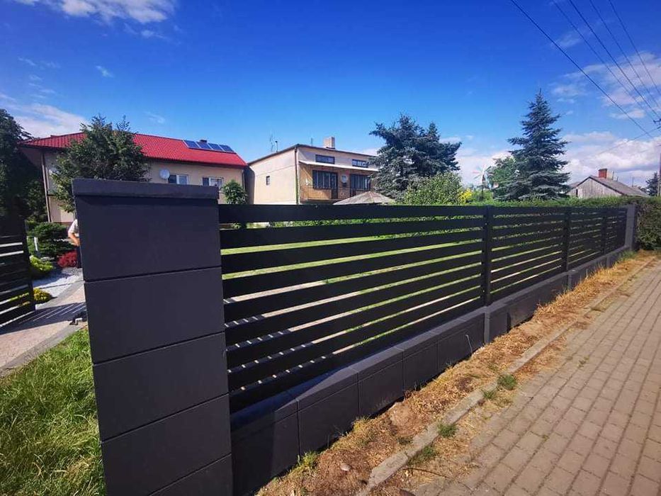 OGRODZENIE MODUŁOWE bloczek ogrodzeniowy imitacja pustaka łupanego