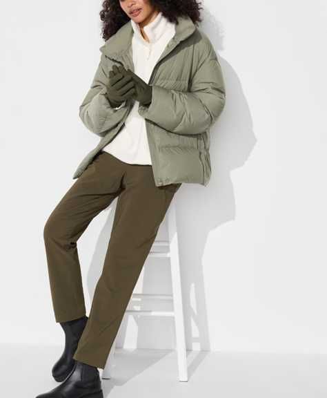 Uniqlo утеплені штани, флісова підкладка