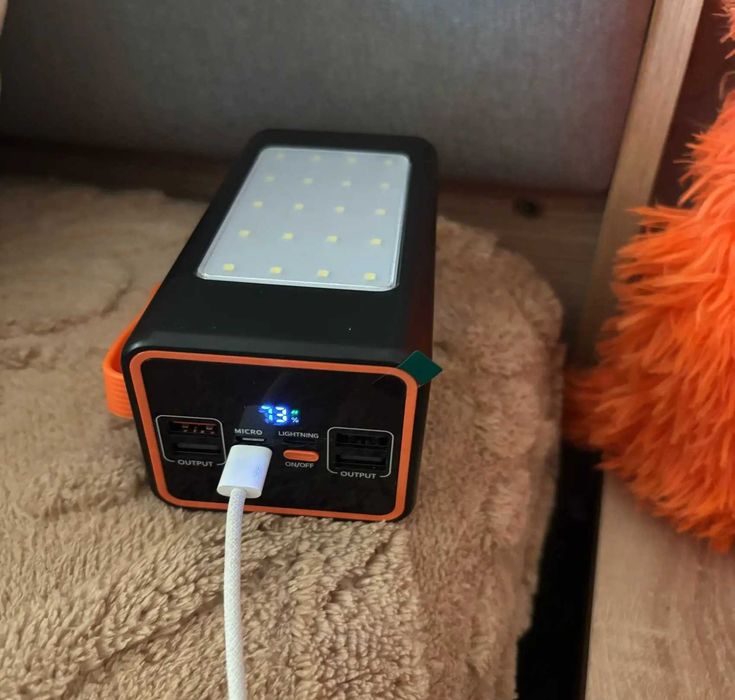 Большой мощный повербанк 30000mAh 22.5W быстрая зарядка USB-C б/у