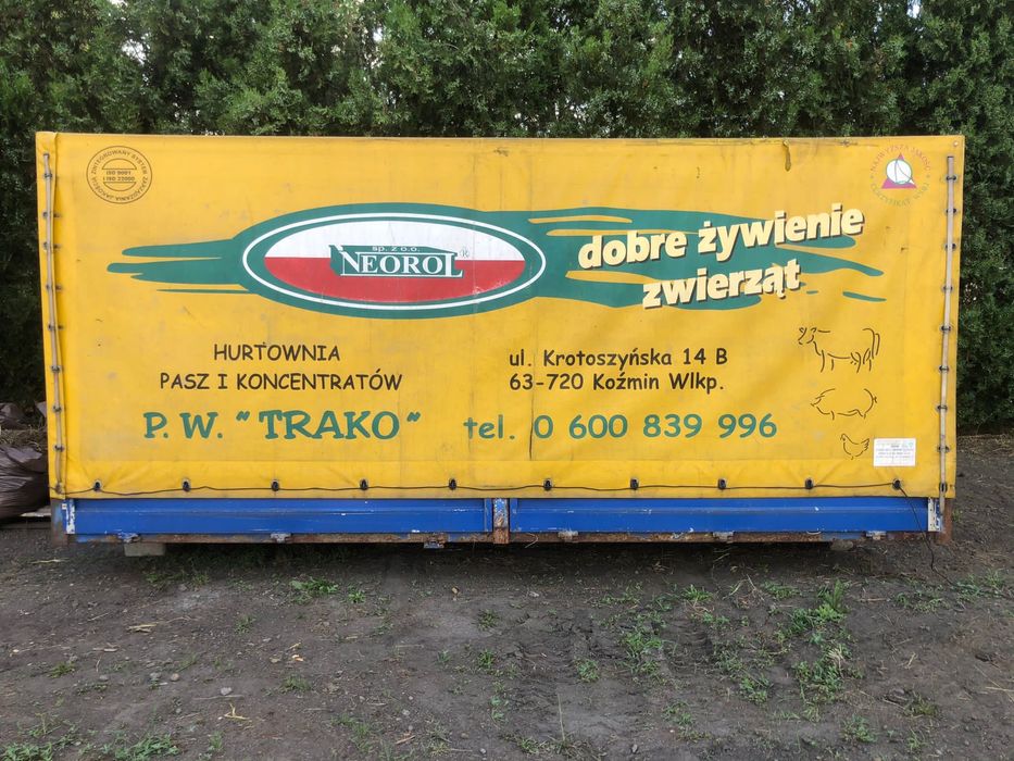 Kontener ZABUDOWĘ Burto-Plandeka