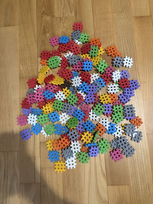 Klocki mini wafle 154 sztuki