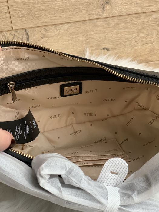 Жіноча сумка guess fedana чорна