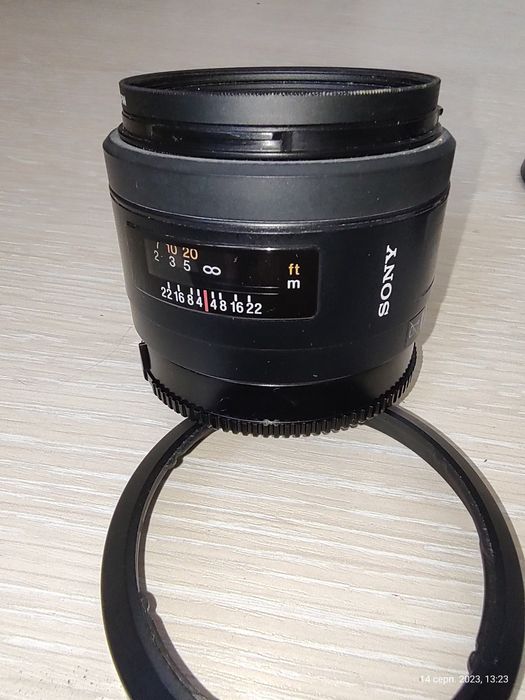 Об'єктив Sony SAL 50 f 1.4 Соні сони