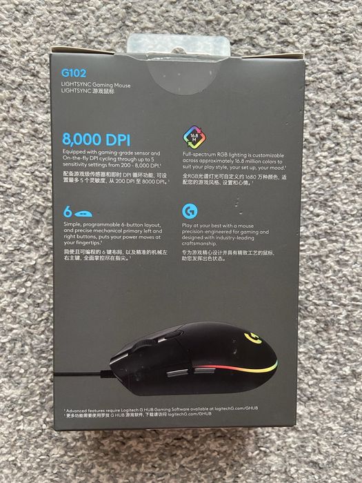 Мишка logitech g102