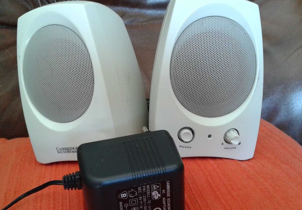 Colunas de som Para PC, vintage: Eastern, Cambridge, Trust e Creative