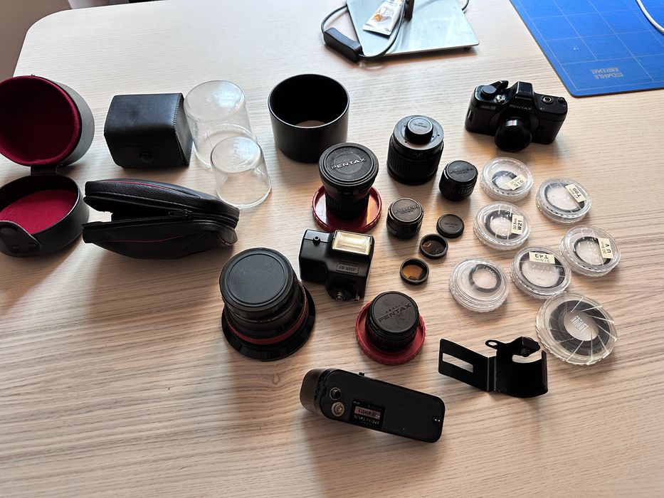 Pentax Auto 110 Super Kit - Rara Zoom 20-40mm + Conjunto Completo