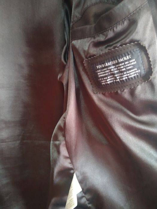 Blusão de pele castanho Casa das Peles