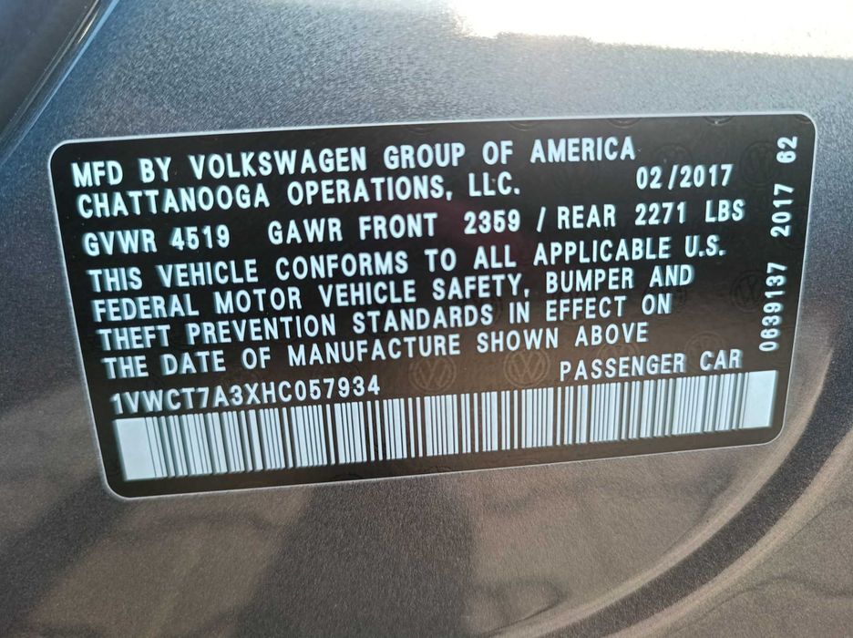 Volkswagen passat sel premium usa