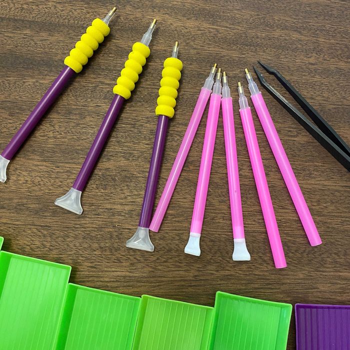 Acessórios para pintura de diamante