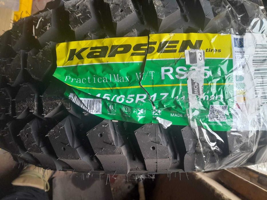 Резина KAPSEN Practical Max M/T 245/65 R17 111/108Q (2шт новая)