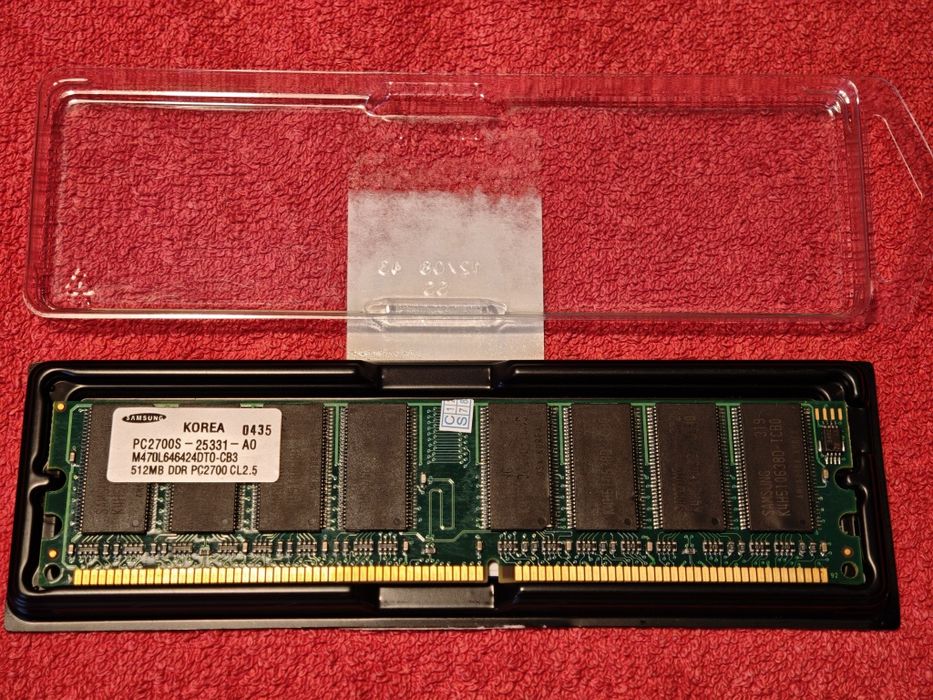 Pamięć RAM DDR 512MB PC2700