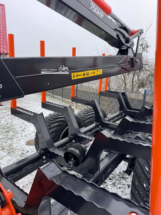 Przyczepa Lesna zrywkowa | LS Pompa- Prehydraulik  BMF14T2 z HDS 750HP