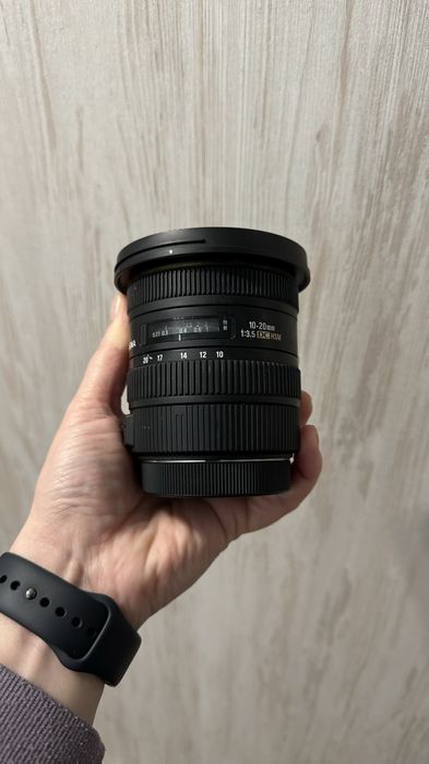 Обʼєктив Sigma for Canon 10-20mm F3.5 EX DC HSM