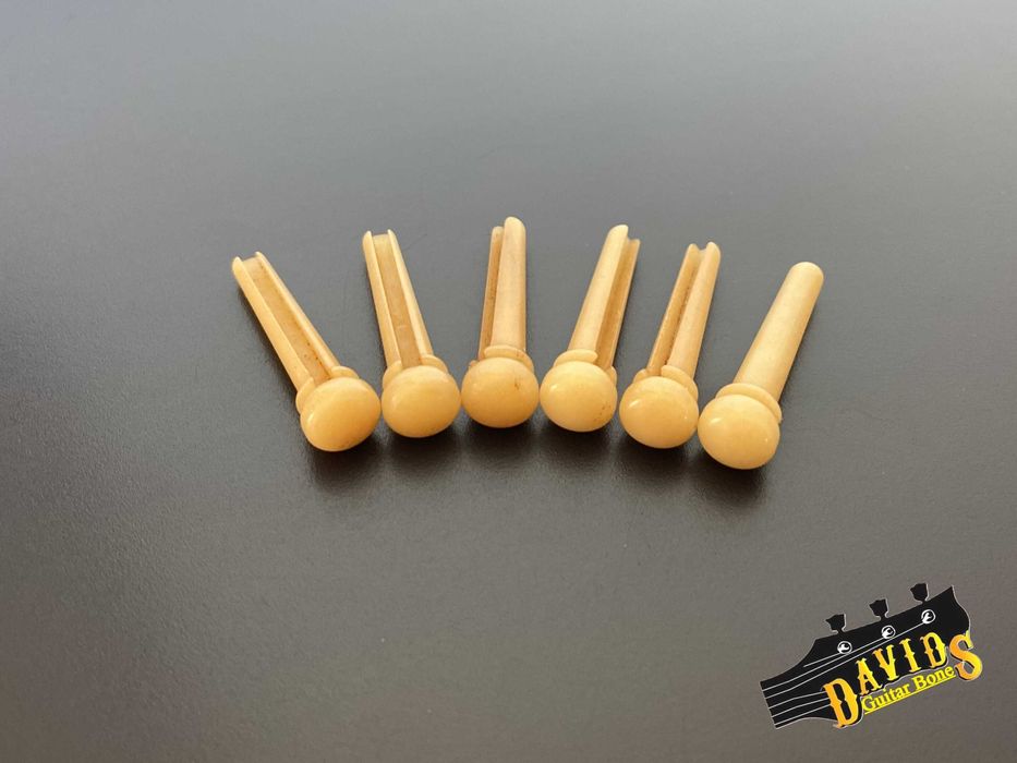 Pins em osso de camelo envelhecido Guitarra Folk