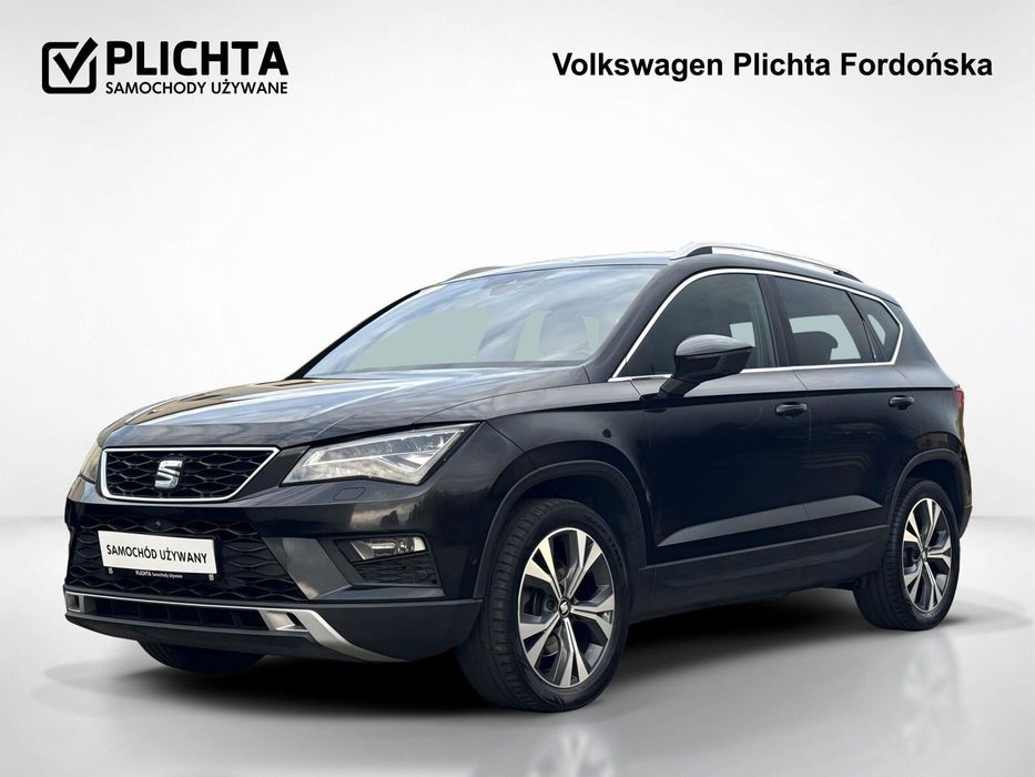 Seat Ateca Polski Salon Serwis ASO Xcellence Klima ACC Kamera 360 Czujniki Alu18