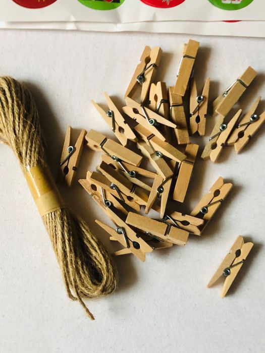 Kalendarz adwentowy, świąteczny, woreczki 24sztuki