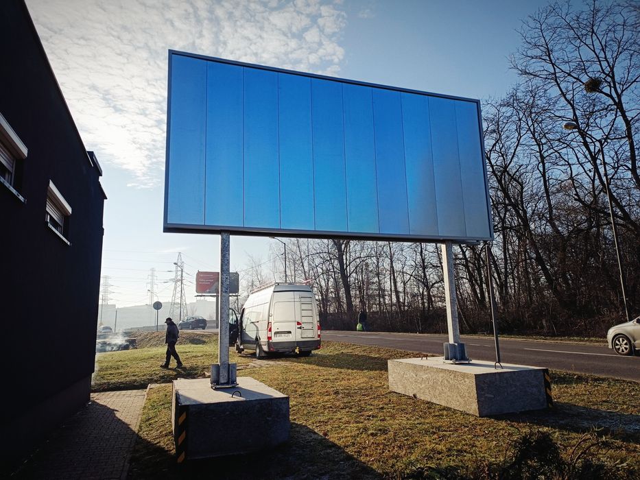 Tablicę reklamowa billboard przestawna