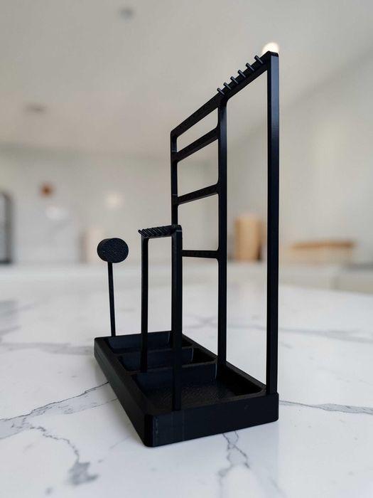 Elegancji Organizer na Biżuterię– Loft / Modern – Czarny