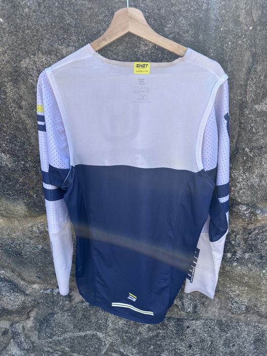 Camisola Enduro/Motocross Shot Aerolite Husqvarna Azul XL