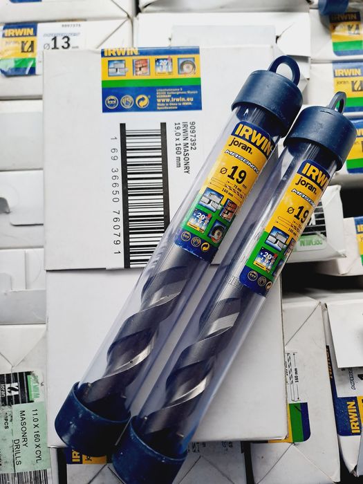 Wiertła do betonu IRWIN MANSORY
19x75/160 7szt.