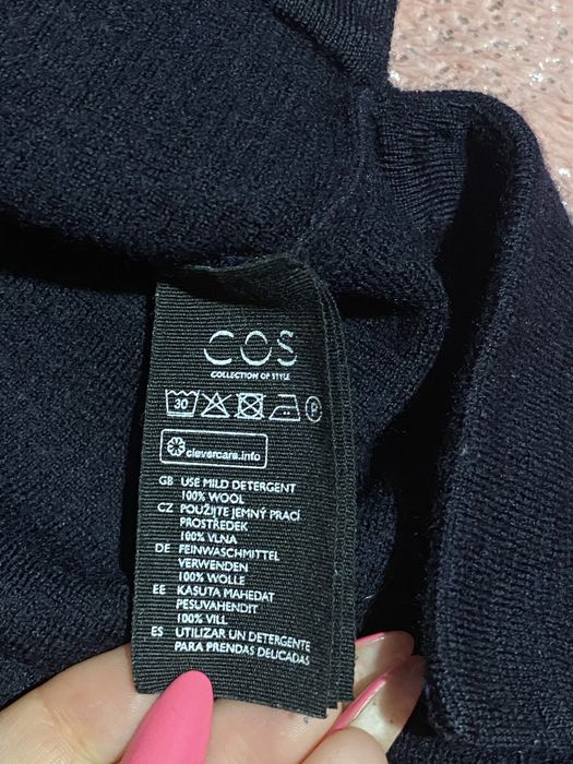 Cos светр темно- синій S