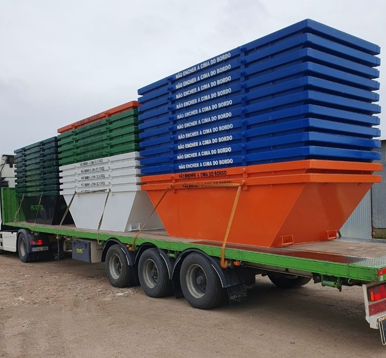 CONTENTORES para resíduos, entulho e lixo