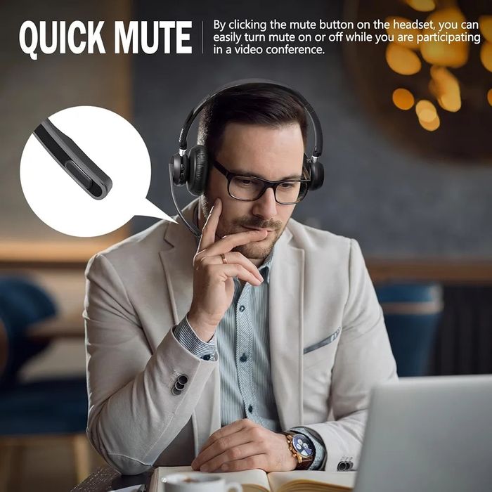Słuchawki bezprzewodowe Seenda Wireless Headset z mikrofonem