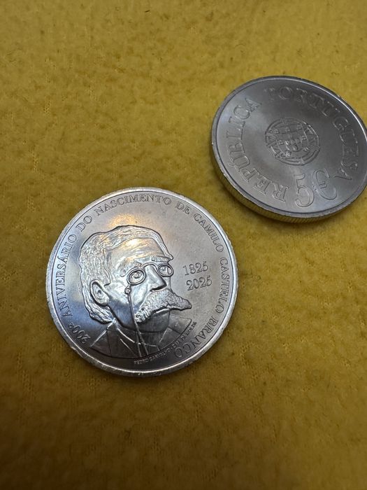 Vendo Moedas dos 200 anos do Nascimento de Camilo Castelo Branco