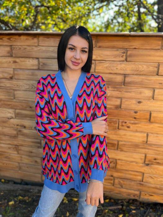 Жіноча подовжена кофта/кардіган 42-46  Туреччина зимова підтримка