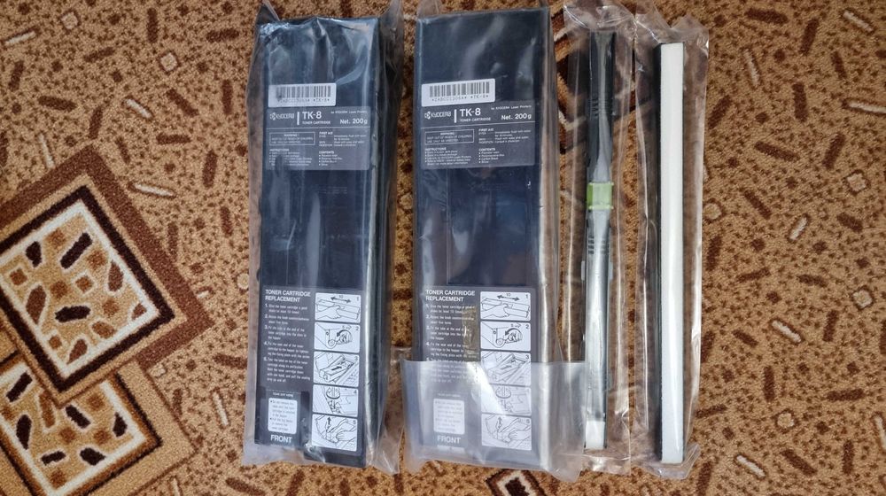 2 картриджі НОВІ!!! TK-8 під лазерні принтери Kyocera F5000 | FS5500