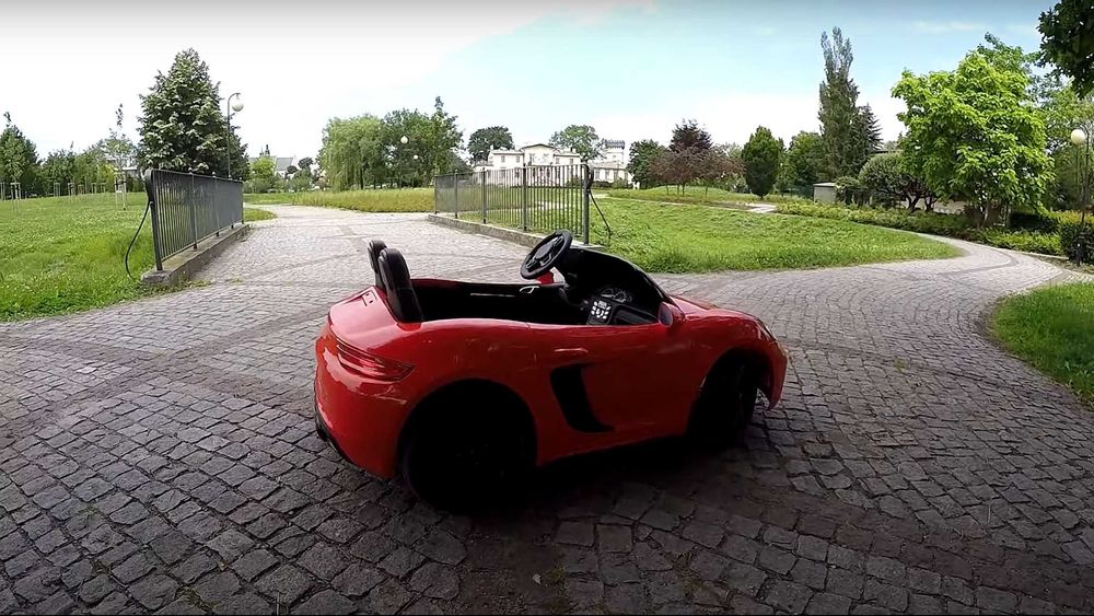 BAWIBUS.PL auto samochód na akumulator PORSHE PERFECTA do 100kg pojazd