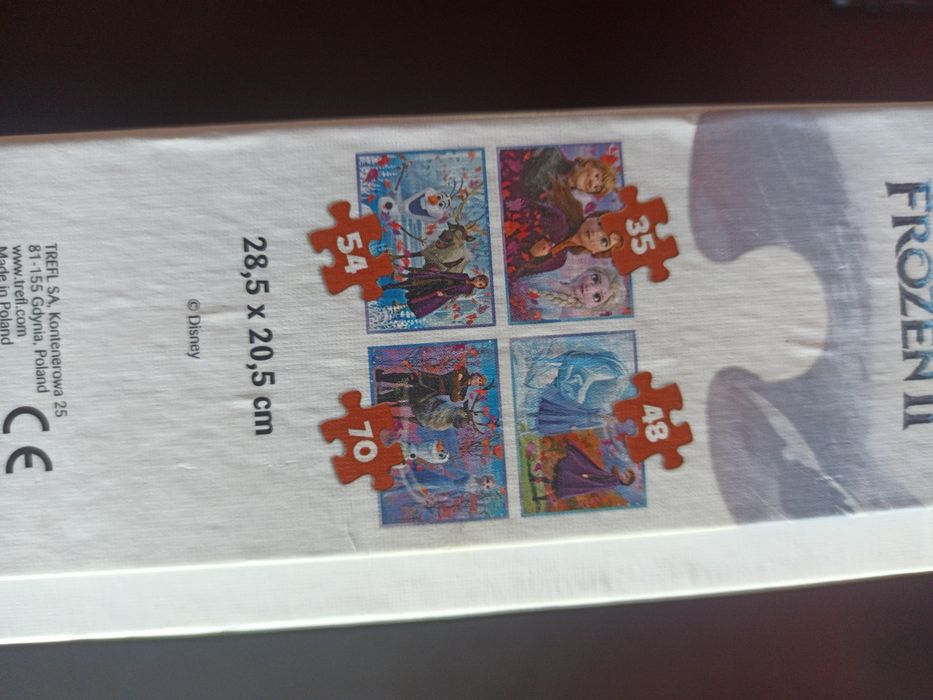 Puzzle Trefl 4w1 – Kraina Lodu 2 / Frozen II (35, 48, 54, 70 elementów)