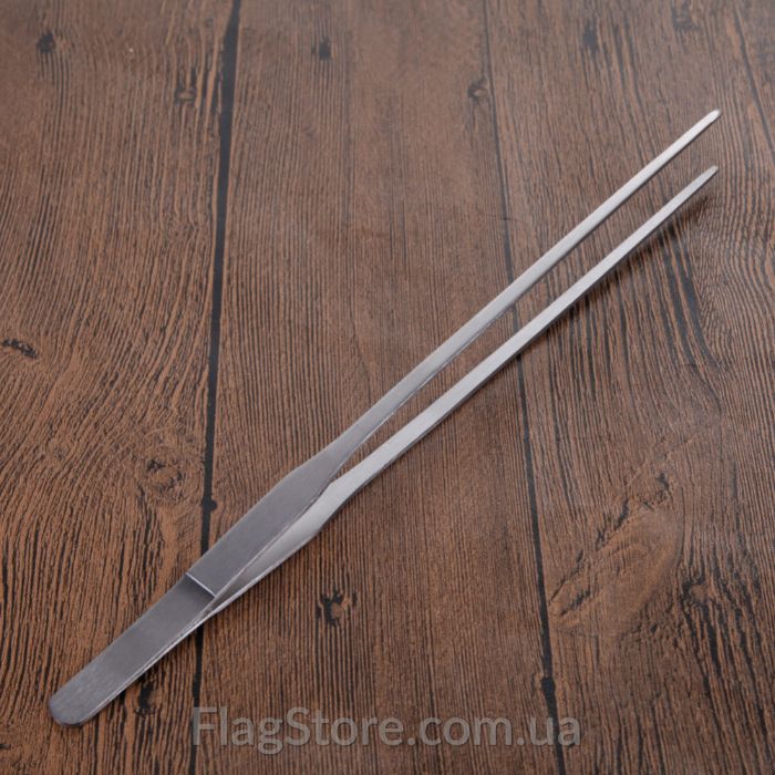 Прямой зубчатый пинцет на 48 см, щипцы для ухода за аквариумом