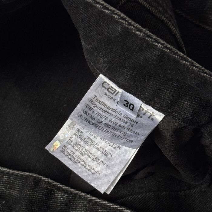 Джинси Carhartt Relaxed Fit Джинсы Черные Штаны Кархарт