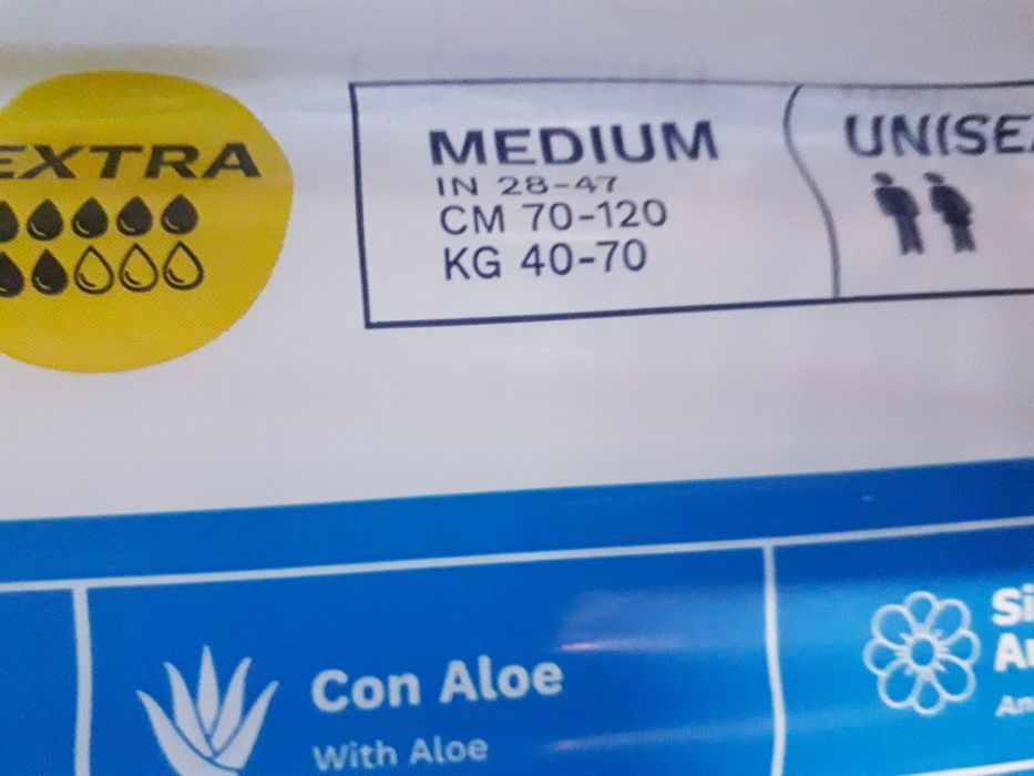 Памперси Італія 1шт.-М,L-2шт.