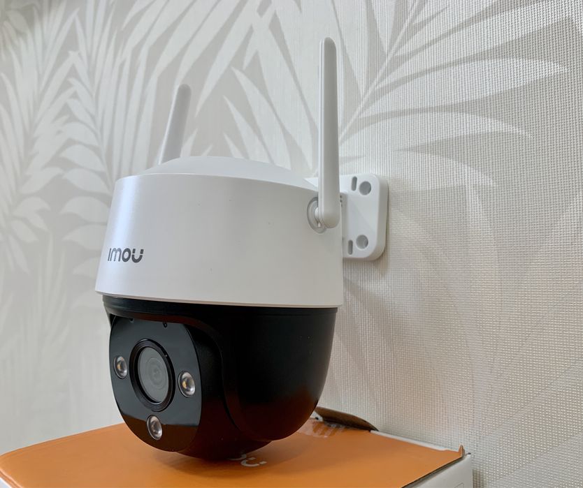4Mp‼️ Dahua 4Мп поворотная WiFi iP камера уличная вулична зовнішня IMOU PTZ Cruiser SE с микрофоном облачная хмарна для видеонаблюдения відеонагляду