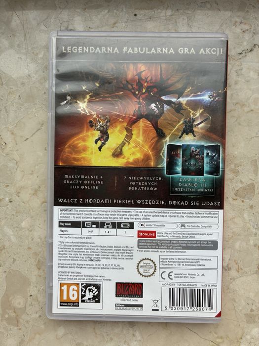 Nintendo Switch - Diablo 3 Eternal Collection