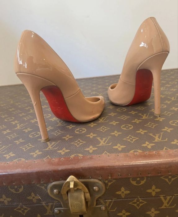 Sapato Nude Christian Loubotin Original