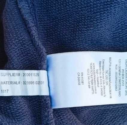 Bluza bez kaptura Polo Ralph Lauren r.L (14-16) vintage 100% bawełna