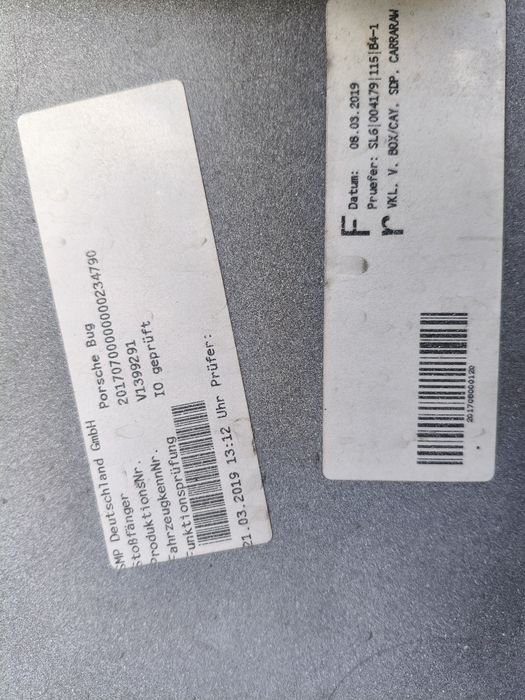 Zderzak Porsche Boxter GTS LIFT 982.807.796 Cayman 718