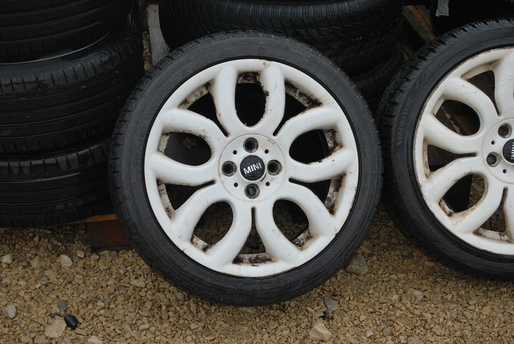 Koła 205 45 R17 4x100 Alufelgi OEM + opony zima MINI 7J ET48 56.1